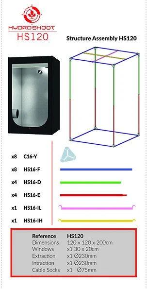 Secret Jardin Hydro Shoot HS120 Details 1