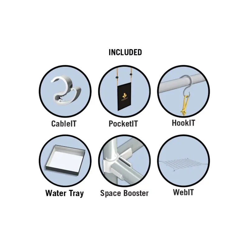 Secret Jardin Dark Street DS60 Growbox 60x60x158cm Details 3