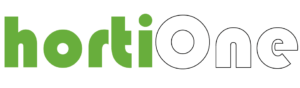 hortiONE Logo weis