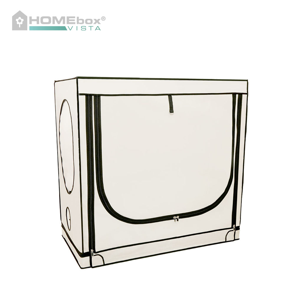 HOMEbox Vista Medium PAR+ 25x65x120cm 2,4qm - von der Seite geschlossen