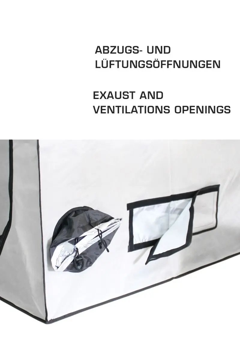 Heisenberg Growbox WHITE 120x120x200cm Details 4